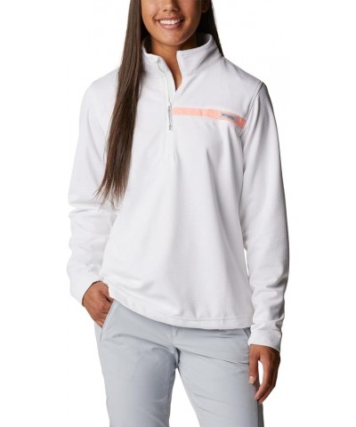 Women's W Skiff Guide Fleece White/Tiki Pink $10.93 Jackets