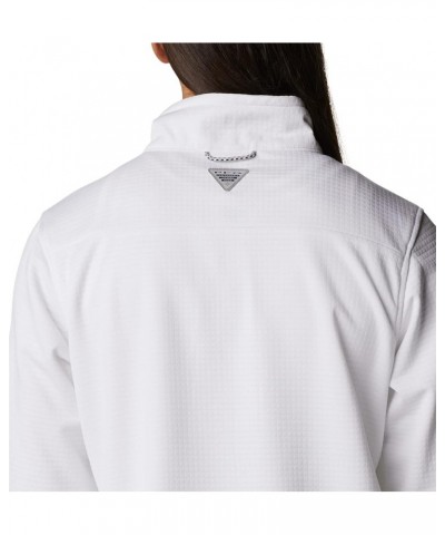 Women's W Skiff Guide Fleece White/Tiki Pink $10.93 Jackets