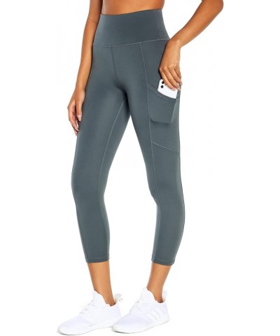 Women's Morgan Tummy Control Pocket Capri Legging Turbulence $9.37 Activewear