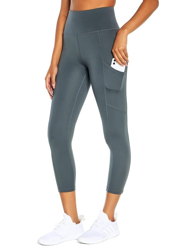 Women's Morgan Tummy Control Pocket Capri Legging Turbulence $9.37 Activewear