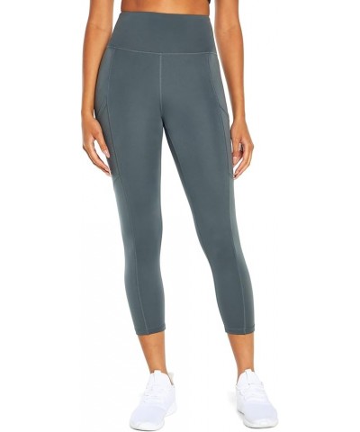 Women's Morgan Tummy Control Pocket Capri Legging Turbulence $9.37 Activewear