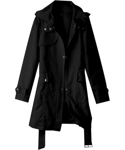 Womens Winter Coats Mid-Length Sherpa Lined Warm Zipper Jackets Thickened Windproof Outerwear with Faux Fur Hood 03black $20....