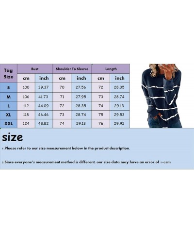 Womens Halloween Sweatshirts Womens Long Sleeve Tops Print Sleeve Casual Tops Stripe Long Loose Women's Women's A-dark Gray $...