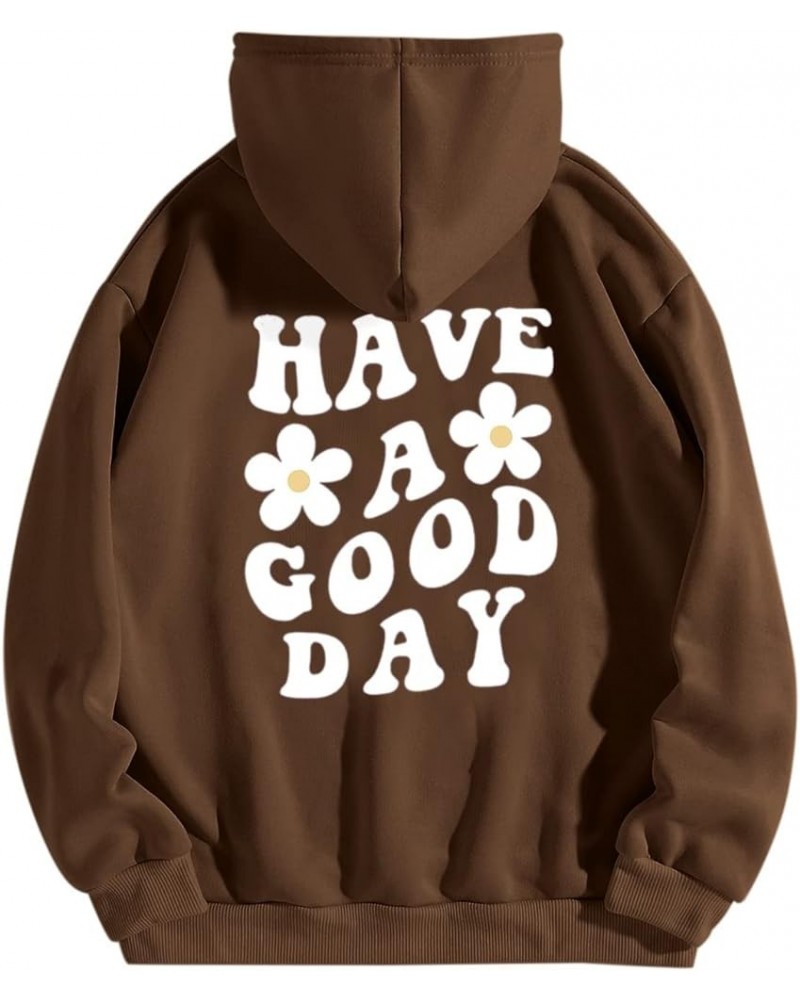 Drawstring Beach Hoodies for Women Solid Women's Sweatshirts with Pocket Womens Hoodies Pullover Floral Print Thin Khaki $17....