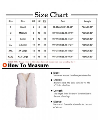 Winter Coats for Women with Hood Plush Faux Fur Jacket Fuzzy Soft Sherpa Vest Mid Length Winter Vest Comfy Clothes Beige - Sh...