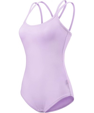 Cotton Romper Onesie Pajamas Bodysuit - Strappy Camisole Bodysuit Purple $17.50 Bodysuits