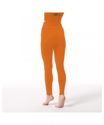 High Waist Yoga Pants Cutout Ripped Skinny Leggings for Women Super Soft and Comfortable Orange5 $9.27 Leggings