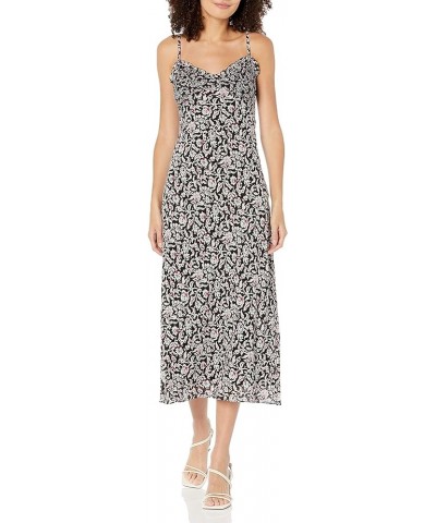 Women's Dauphine Dress Caviar Multi Black $27.77 Dresses