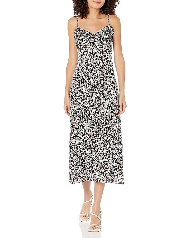 Women's Dauphine Dress Caviar Multi Black $27.77 Dresses