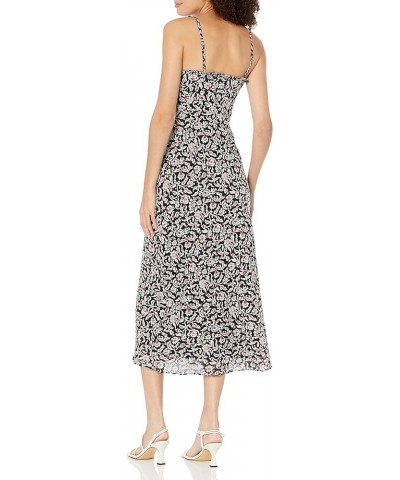 Women's Dauphine Dress Caviar Multi Black $27.77 Dresses