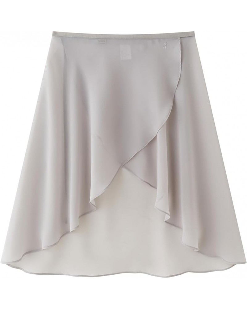 Ballet Skirt for Women Tie-Up One-Piece Skirt Short in The Front and Long in The Back Grey $13.12 Skirts