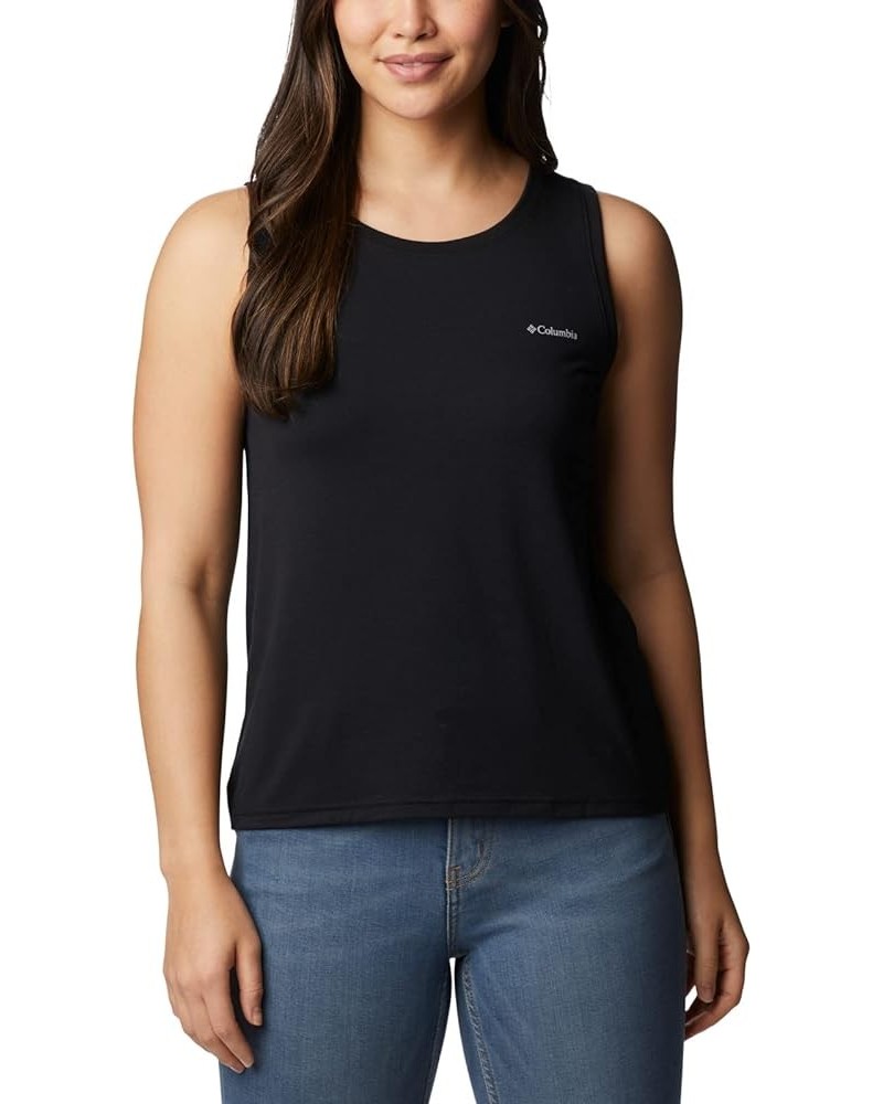 Women's Anytime Knit Tank Black $13.83 Activewear