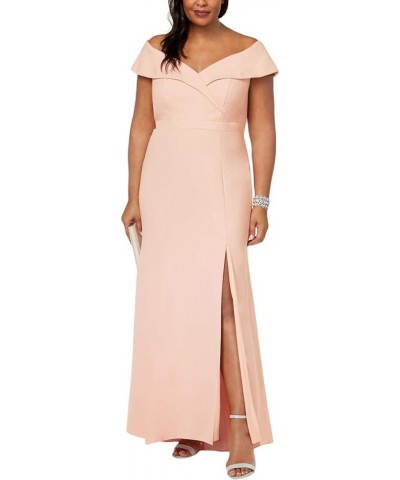 Women's Rouched Side Dress Blush $55.89 Dresses