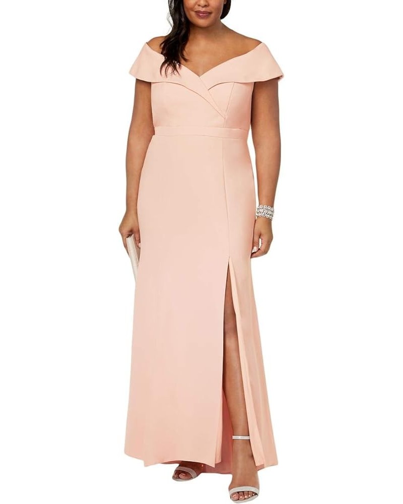 Women's Rouched Side Dress Blush $55.89 Dresses