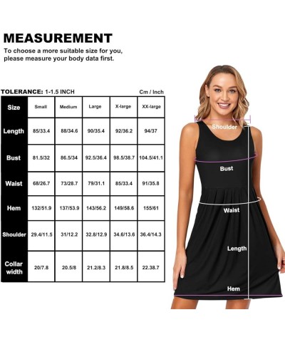 Women Sports Sundress - Elastic Pleated Waist Tennis Dresses 17multicoloured $19.79 Activewear