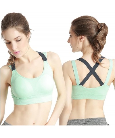 Women s Sports Bra Womens Longline Padded Crop Tank Yoga Bras Workout Fitness Top Gray 5-blue $4.67 Lingerie