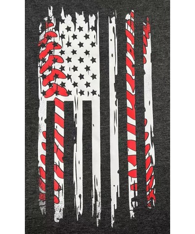 American Flag Baseball Tank Tops for Women 4th of July Patriotic Shirt Stars Stripes Baseball Graphic Sleeveless Tops Gray $6...