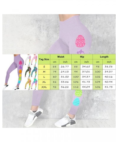 Easter Day Leggings for Women Happy Easter Leggings Spring Cute Rabbits Plus Size Leggings Tights Bunny Yoga Pants Z2-mint Gr...