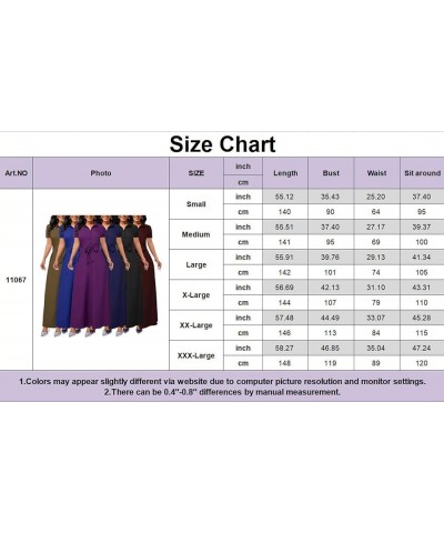 Maxi Dresses for Women Button Down with Pockets Long Dress Casual V Neck Floral Print Loose Prom Dresses Outfits Green110671 ...