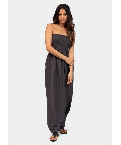 Jumpsuits for Women - Convertible Rompers into Harem Pants - One Size Cotton Jumpers - Maxi Length Outfit & Pockets Grey $21....