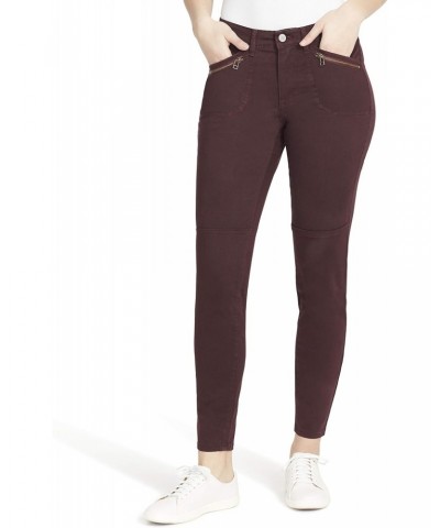 Women's Jane Skinny Utility Pant, Wine, 27 $17.67 Pants