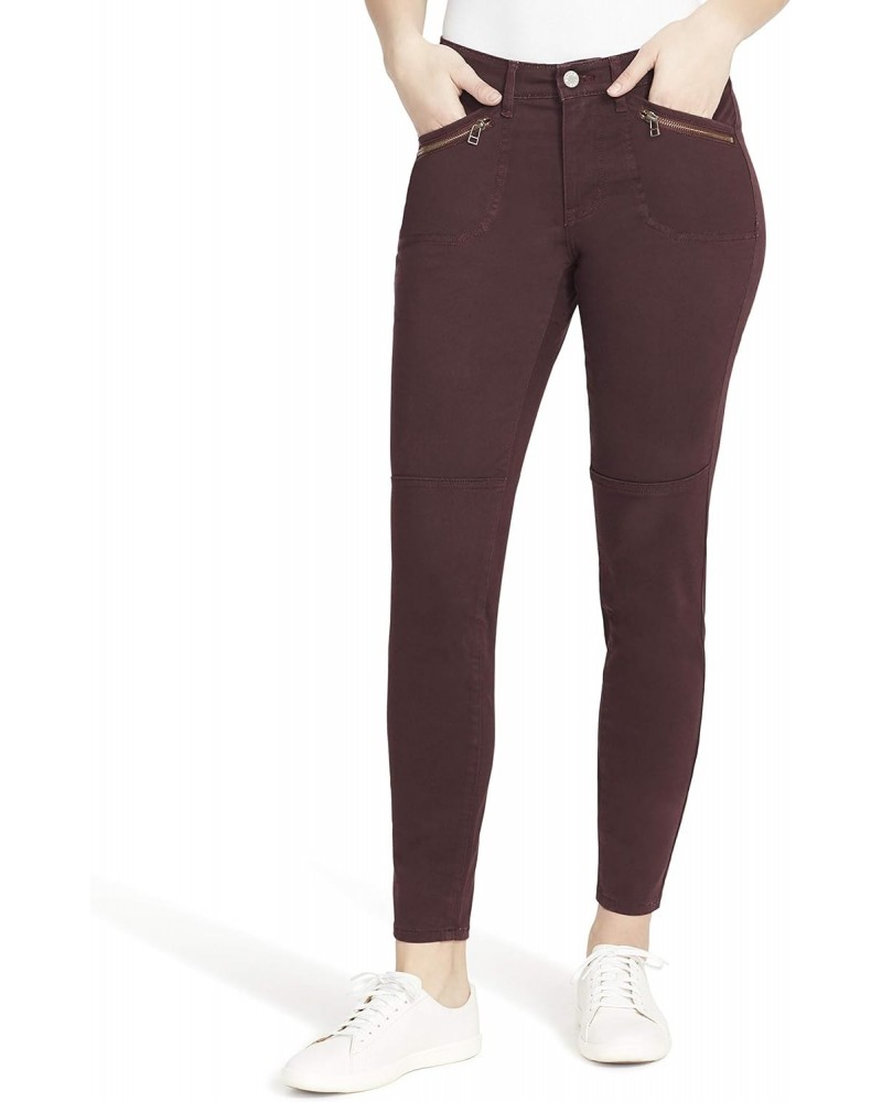 Women's Jane Skinny Utility Pant, Wine, 27 $17.67 Pants