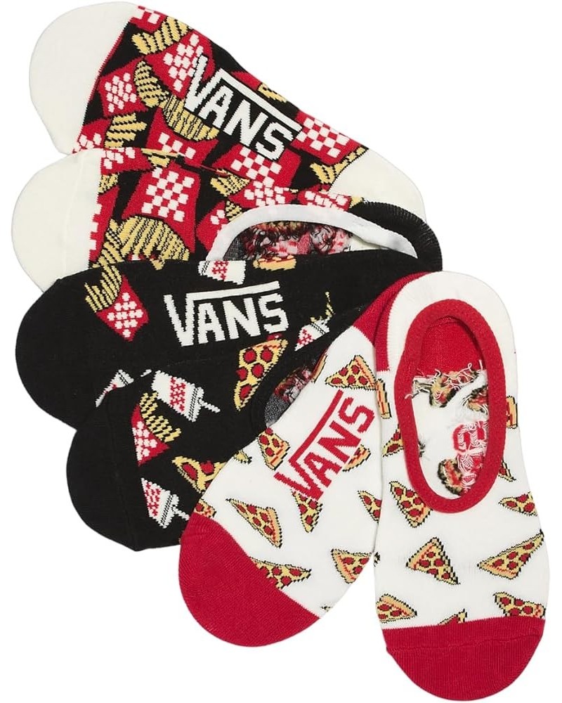 Canoodle Super No-Show Socks White/Black Pizza Party $12.64 Socks