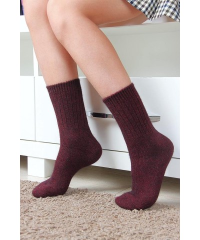 Cashmere Wool Socks For Women, Soft Cozy Knit Warm Long Ankle Length S32 $10.99 Activewear