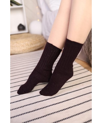 Cashmere Wool Socks For Women, Soft Cozy Knit Warm Long Ankle Length S32 $10.99 Activewear