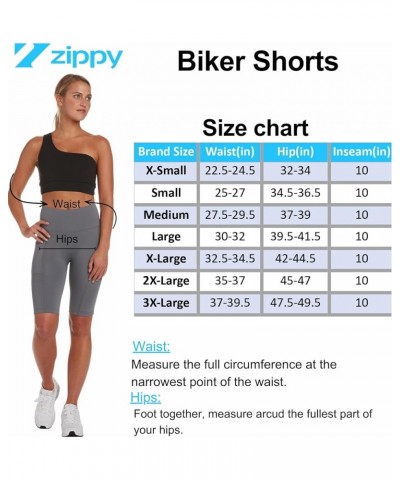 Zippy High Waist Biker Shorts for Women 6"/ 8"/10" Tummy Control, Yoga Workout Running Gym Shorts with Pockets for Summer 10 ...