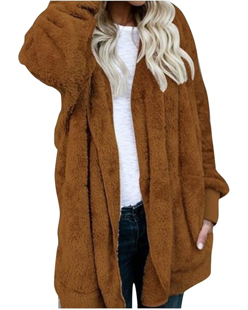 Winter Coats Plus Size Winter Coat Fashion Women Sweater Button Coat Hooded Pullover Tail Women's Cardigan Over Size Sweater ...