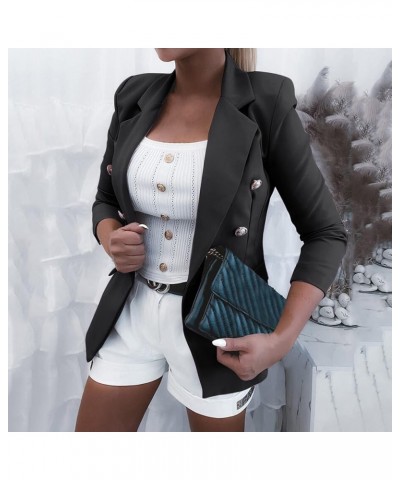 Blazers for Women,Casual Blazers Long Sleeve Open Front Work Jackets Blazer Summer Office Blazers Blazer for Women Yz05navy $...