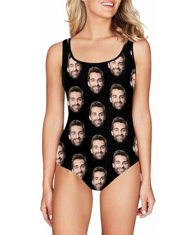 Custom Face Swimwear Personalized Face Piece Swimsuits for Women No.10 $13.34 Swimsuits