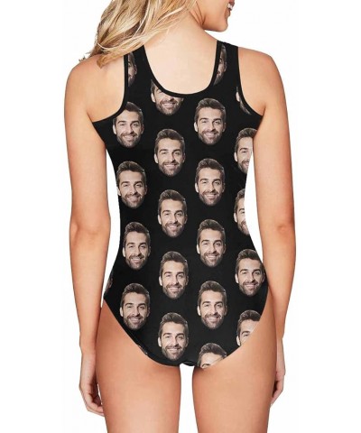 Custom Face Swimwear Personalized Face Piece Swimsuits for Women No.10 $13.34 Swimsuits