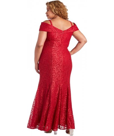 Women's Mermaid Silhouette Dress Red $52.52 Dresses