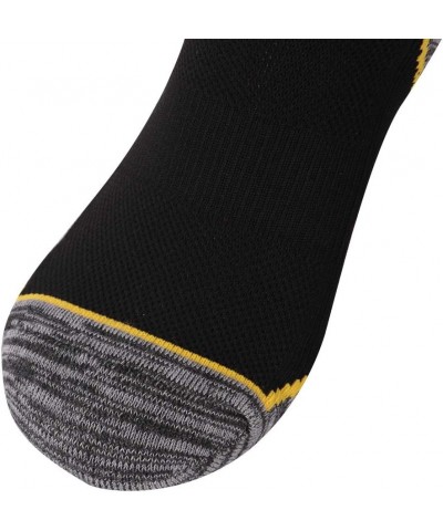 Adult Youth Mid Calf Cushion Team Sports Number Socks for Basketball Football Baseball Gold/Black 25 Or 52 Team Number Black ...