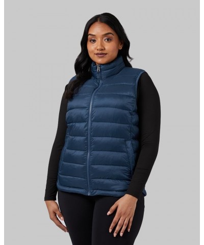 32º DEGREES Women's Lightweight Recycled Poly-Fill Packable Vest | Zippered Pockets | Layering | Water Repellent, Gothic Grap...