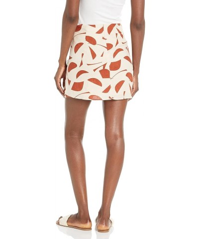 Women's Nirina Skirt Rust Abstract $25.86 Skirts