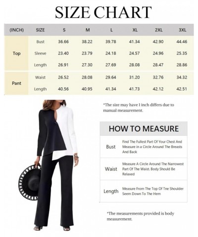 Womens 2 Piece Outfits Dressy Pant Suits for a Wedding Casual Irregular Chiffon Wide Leg Pant Sets Style4-white $25.87 Suits