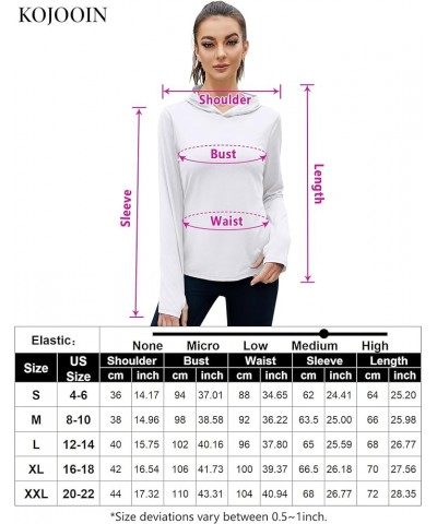 Women's UPF 50+ Sun Protection Hoodie Long Sleeve Lightweight Sun Shirt for Outdoor Running Fishing Hiking Style 1: White $11...