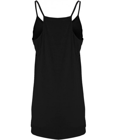 Women Summer Tennis Dress Sleeveless Halter Neck Athletic Short Jumpsuits Loose One Piece 2 in 1 Workout Rompers 1 Black $8.4...