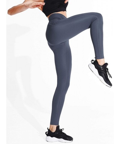 Women's Yoga Pant Tummy Control High Waist Running Leggings with Pocket 9048 3 Pack,black/Grey/Red $17.58 Activewear