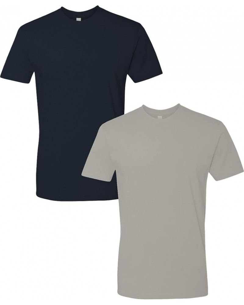 Men's 3600 Midnight/Light Grey(2 Pack) $7.12 T-Shirts