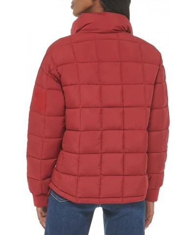 Women's Box Quilted Puffer Jacket Rhubarb $47.50 Jackets