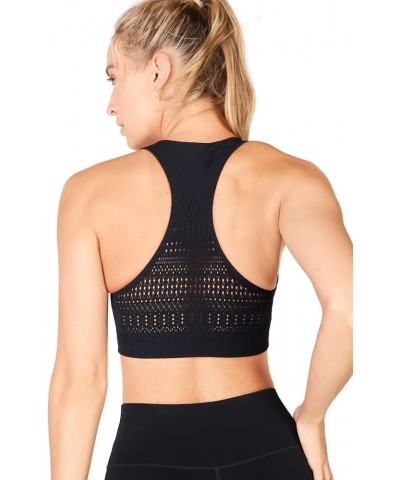 Women's Briella Macrame SculptKnit Bra, Workout, Yoga, Athletic, Fitness Regular Black $9.43 Lingerie