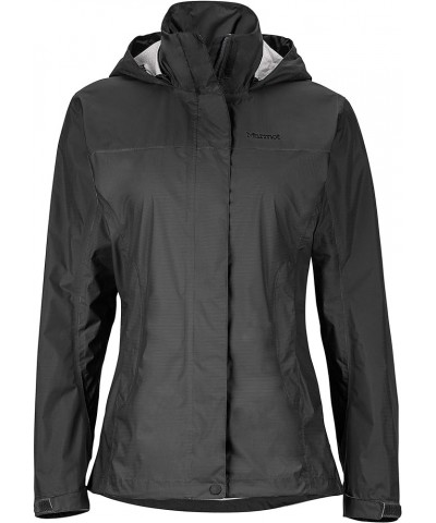 Women's Precip Waterproof Rain Jacket Jet Black $45.99 Coats