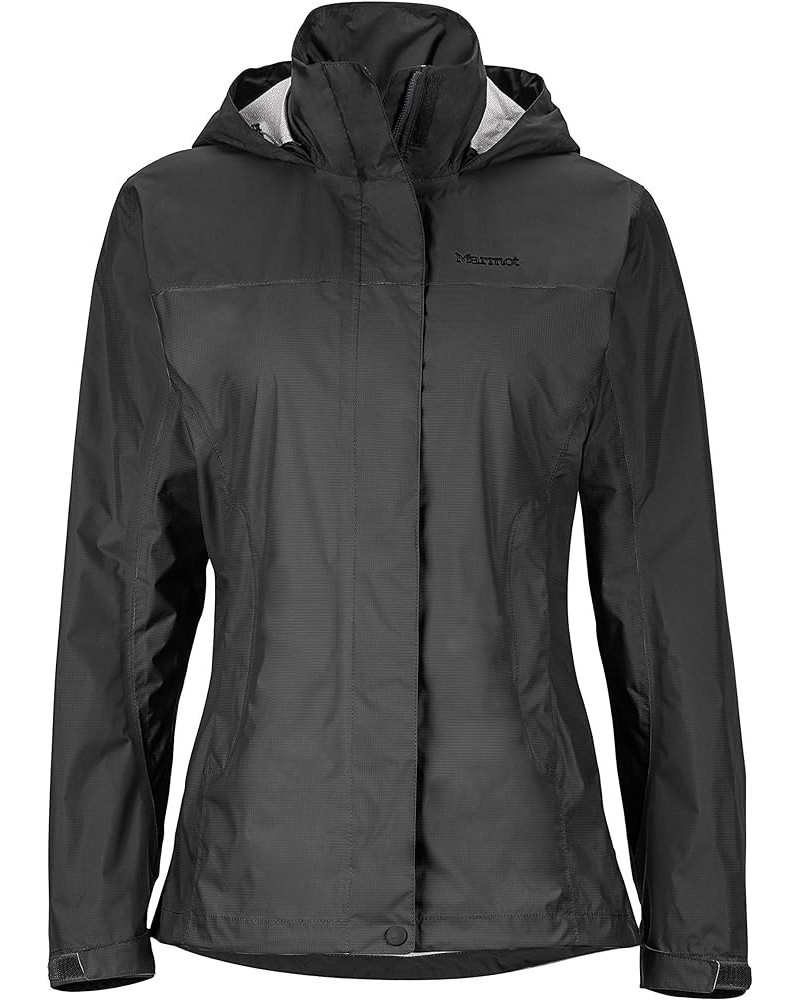 Women's Precip Waterproof Rain Jacket Jet Black $45.99 Coats