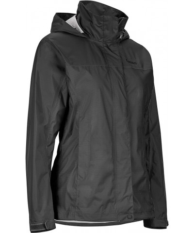 Women's Precip Waterproof Rain Jacket Jet Black $45.99 Coats