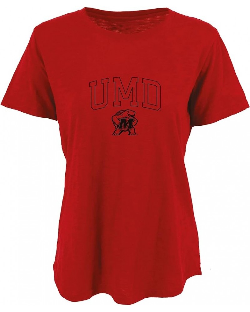 Women's NCAA Team Logo Cut It Out Tee X-Large Red $8.87 T-Shirts