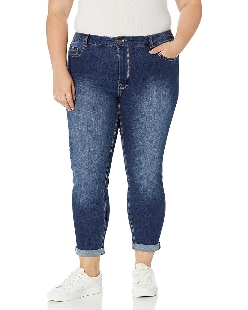 Women's Plus Size Jean Stretch Girlfriend Av Mdws $15.37 Jeans